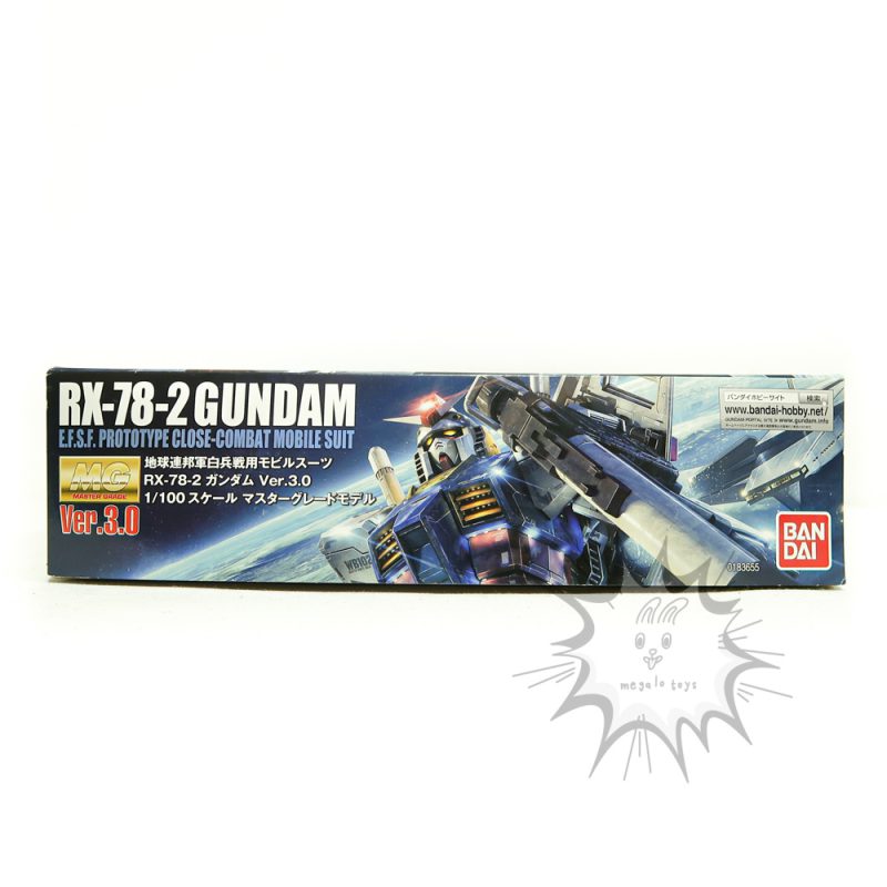 New Gundam Rx 78 2 Gundam Ver 3 0 Mg 1 100 Bandai Megalotoys